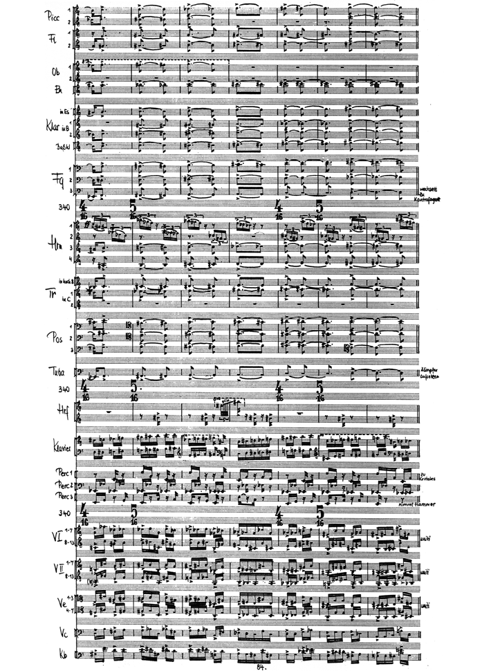 Stephan Winkler: zur nacht (Partitur S.84)